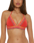 becca Size M Fiesta Avery Halter Top Women's Swimwear
