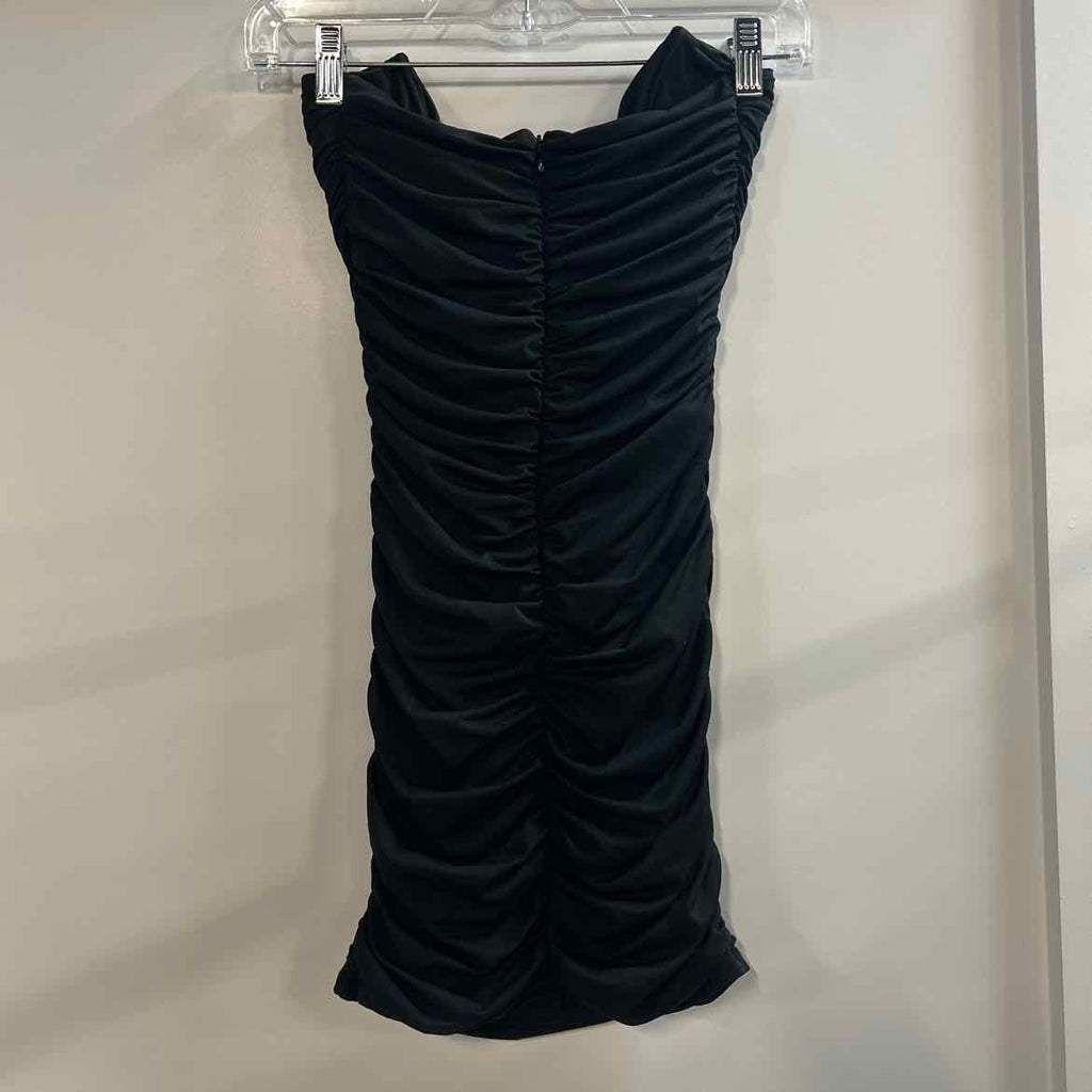 Oh Polly Size 2 Black Preloved Dress