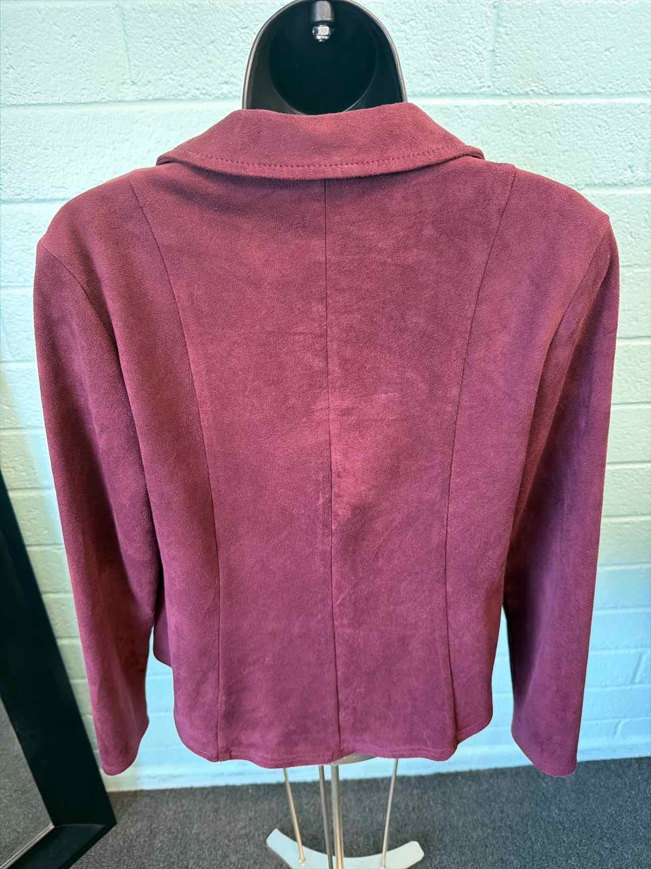 Style & Co. Size PM Maroon Jacket
