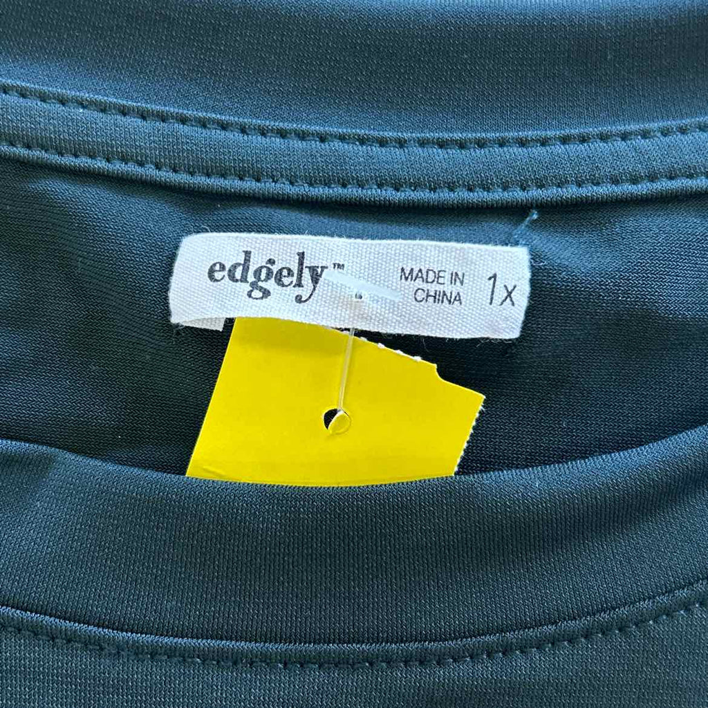 Edgley Size 1X Green Blouse