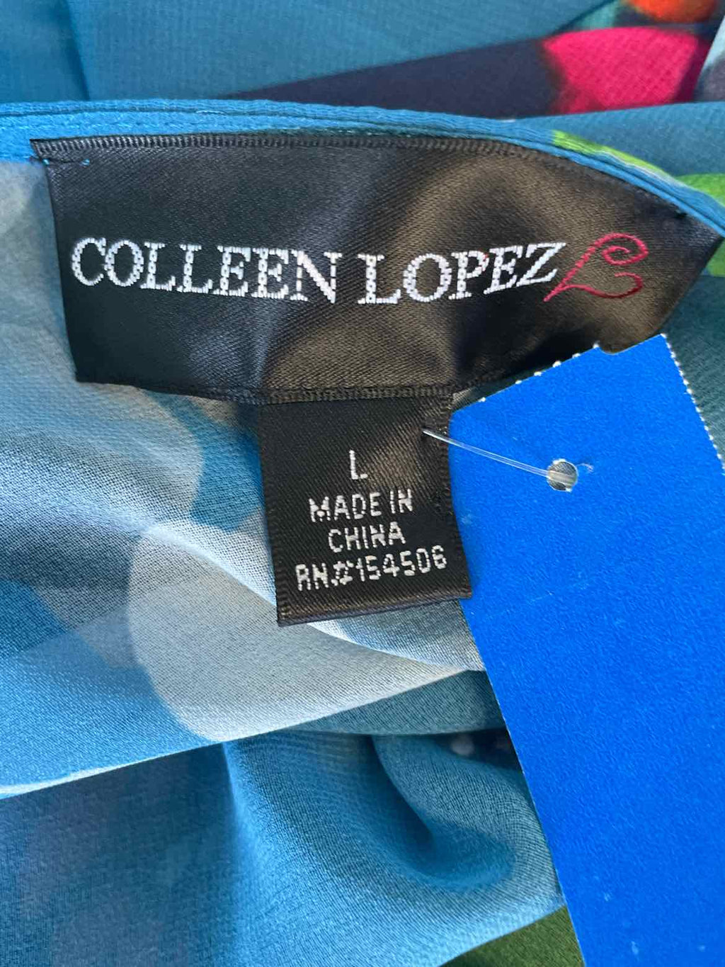 colleen lopez Size L Blue Print Tunic