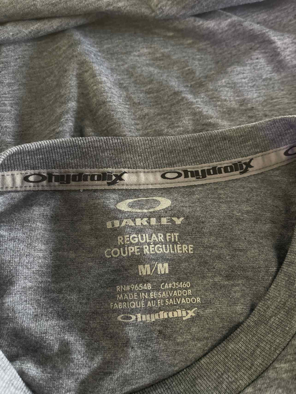 Oakley Size M Gray Preloved MENS T-shirt
