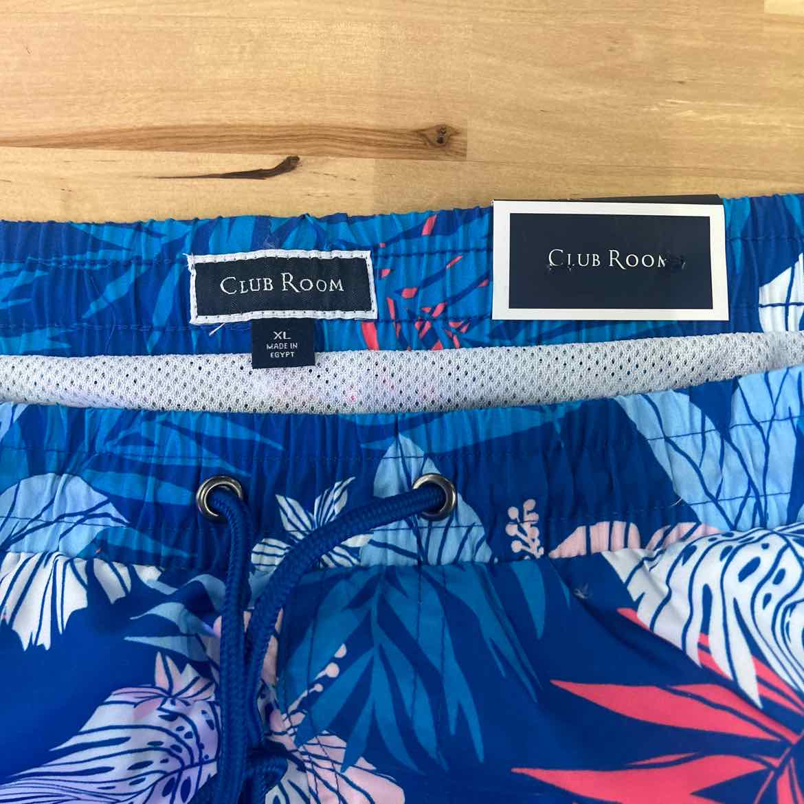 Club Room Size XL Blue MENS Swimwear