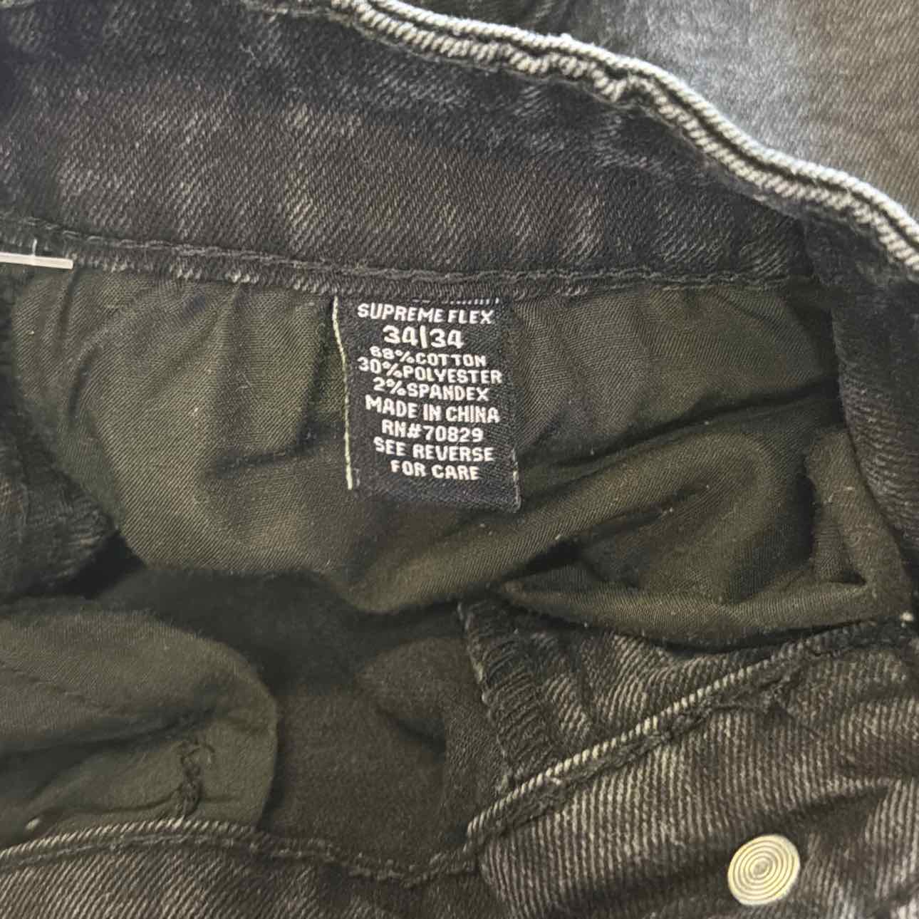 Rue21 Size 34x34 Black MENS Jeans