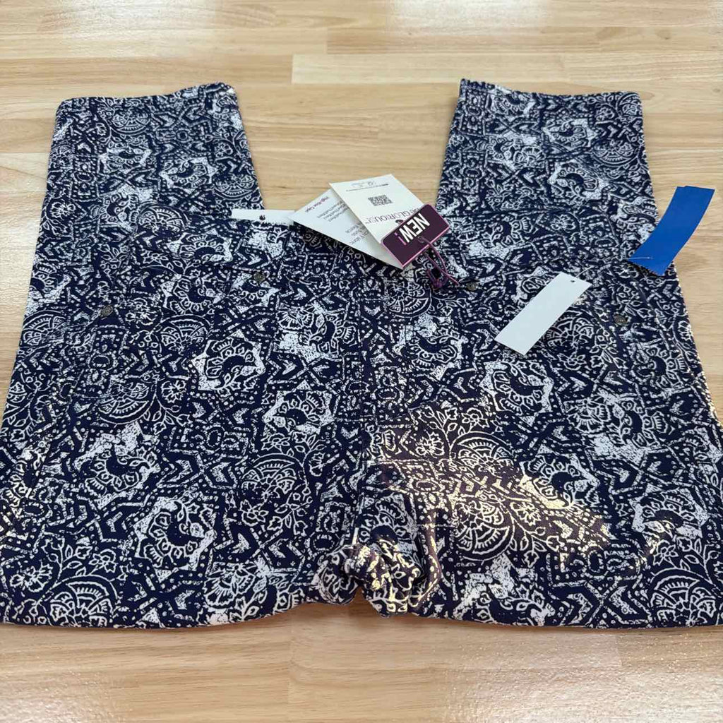 Gloria Vanderbilt Size 4 Shape Effect Printed Capri Pants