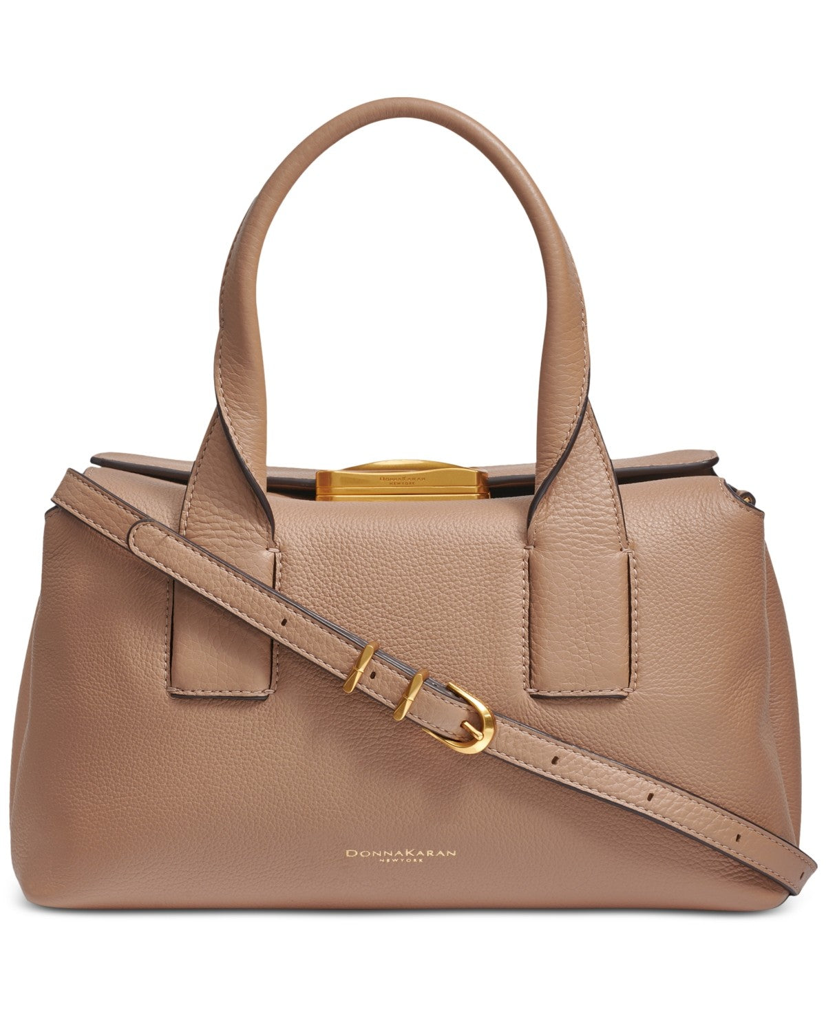 Donna Karan New York Amagansett Soft-Rolled Leather Satchel with Sculpted Magnet