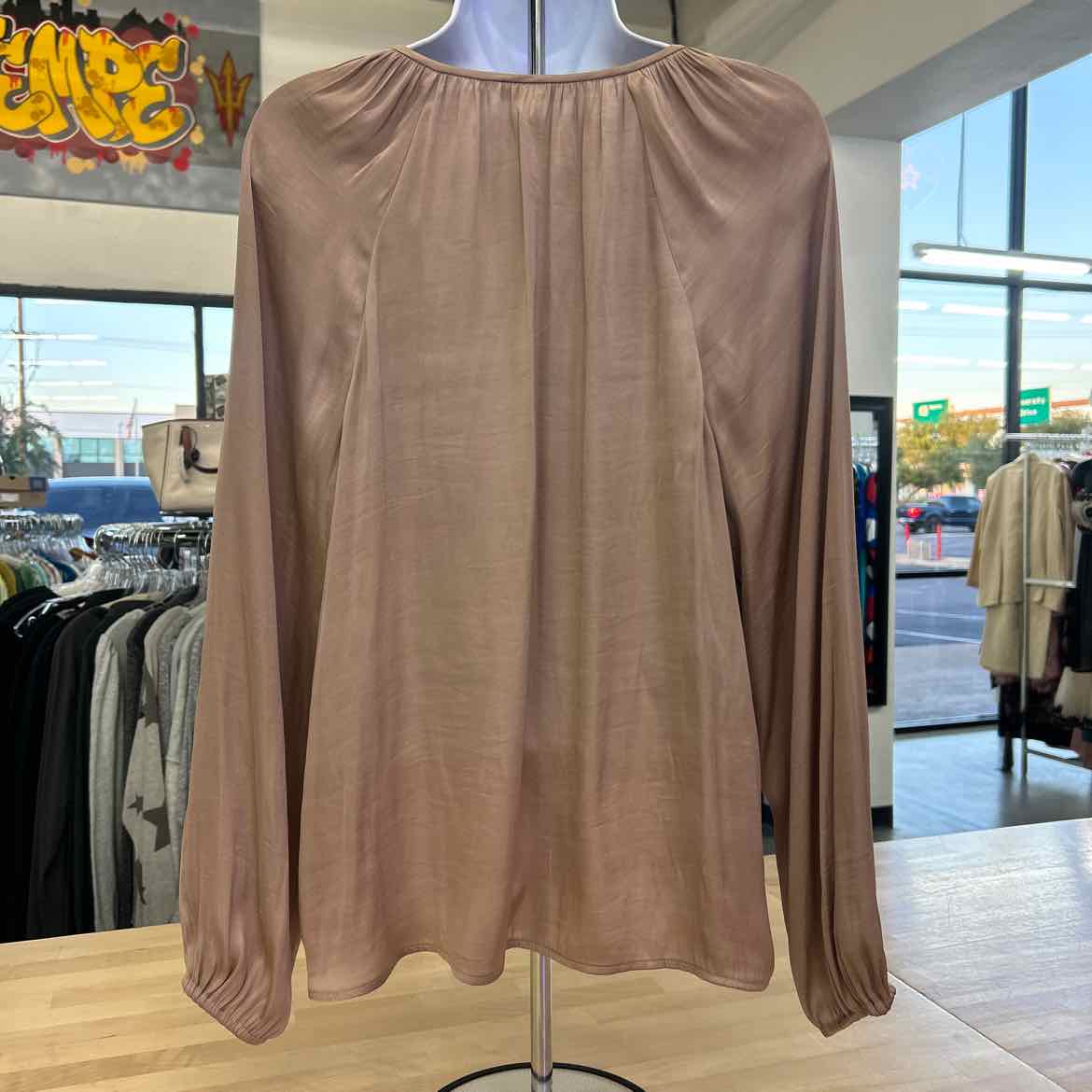 Banana Republic Size M Tan Blouse