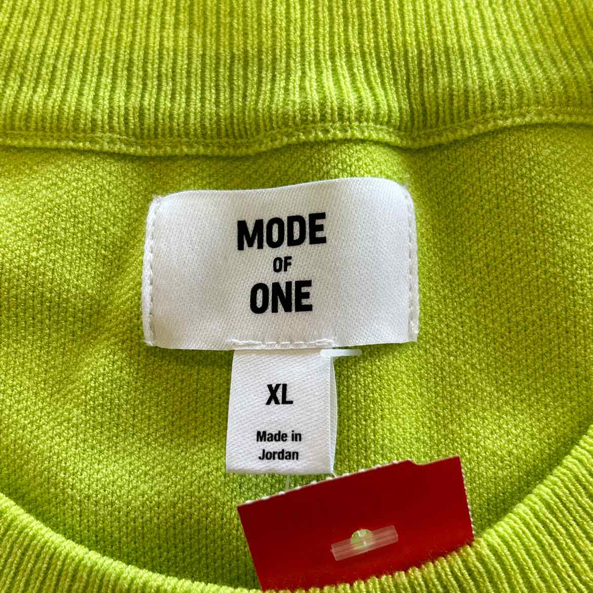 Mode of One Men's Regular-Fit Crewneck Sweater, Created for Macy's - Acid Green