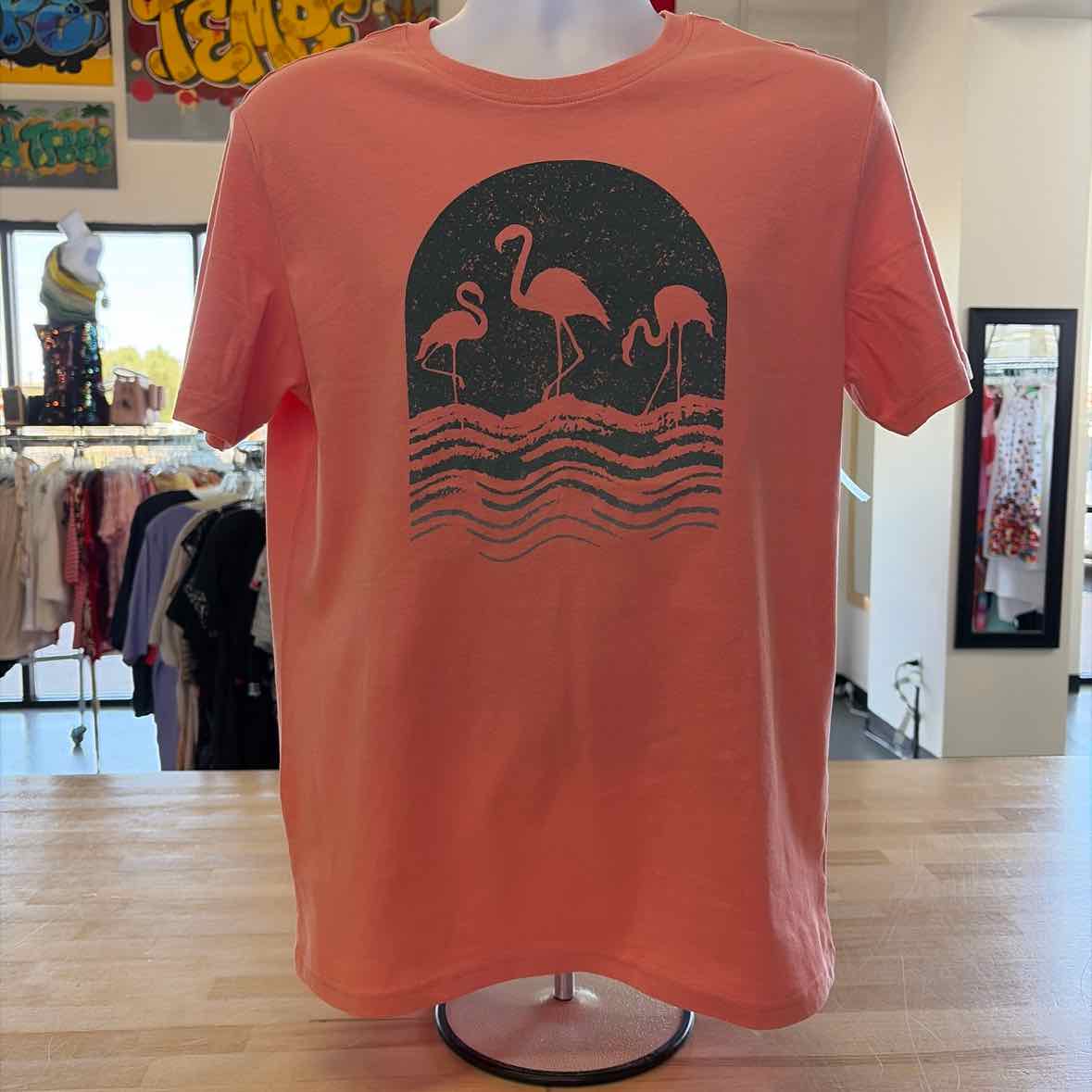 dip Size S Orange Preloved MENS T-shirt