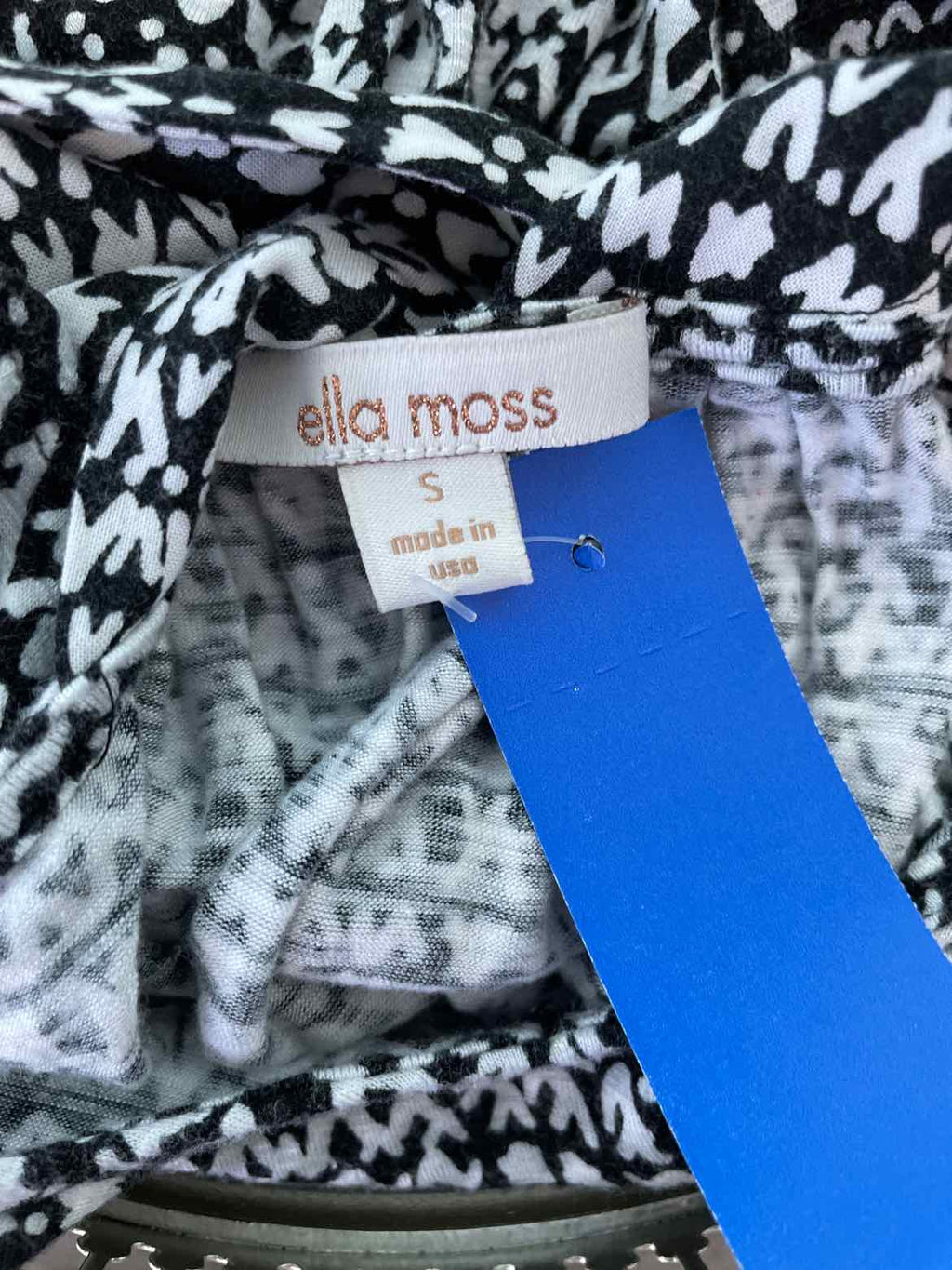 Ella Moss Size S BLACK & WHITE Tank