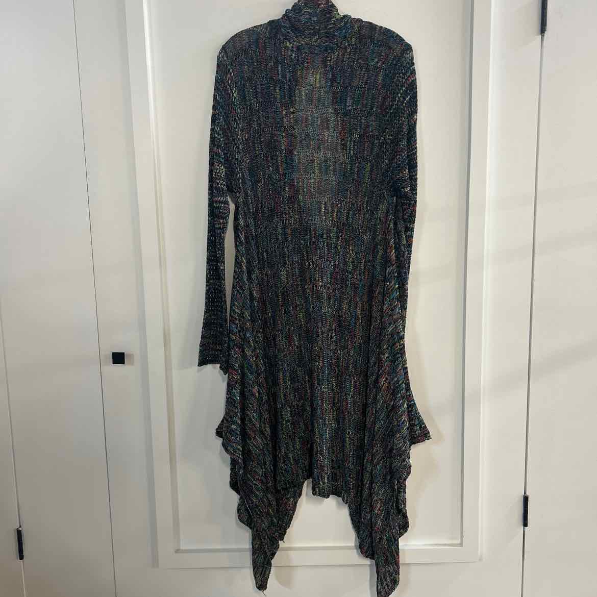 Kaktus Size L Multi-Color Acrylic Preloved Cardigan