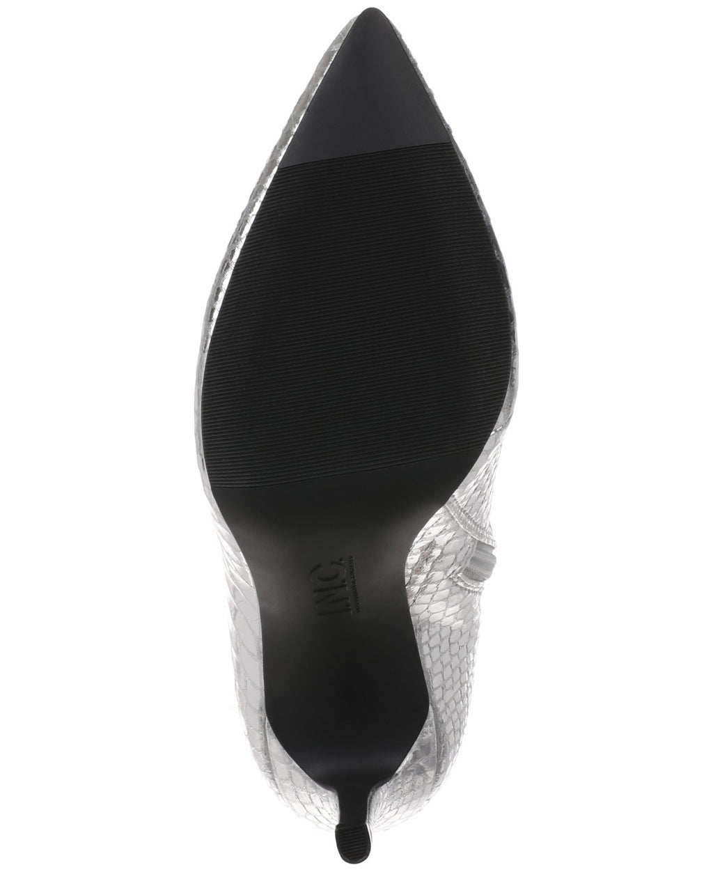 I.N.C. International Concepts Womens Rajel Dress Boots, Reg Silver Snake 7.5M