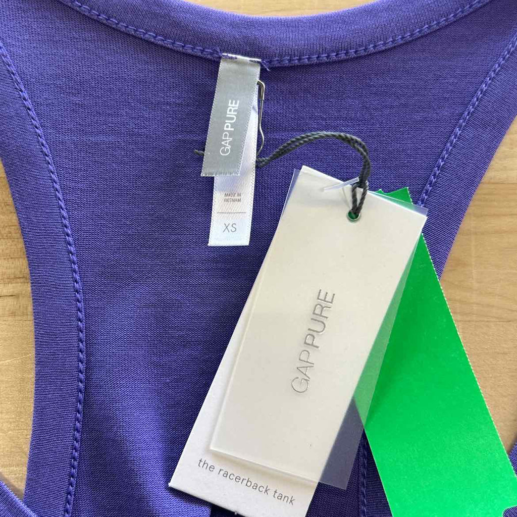 Gap Size XS Purple New Athletic Tank