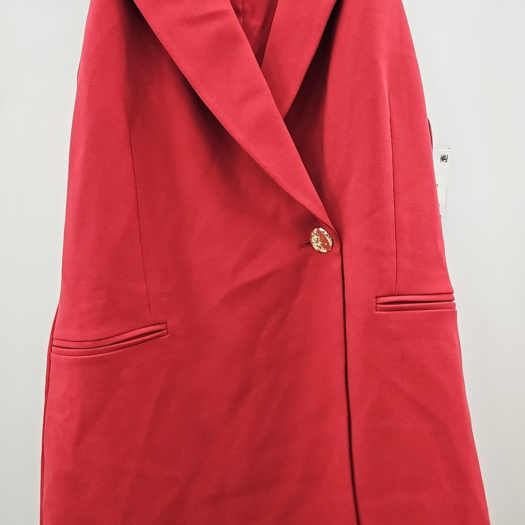 Whisper Halter Blazer Dress French Connection Dresses Red 10