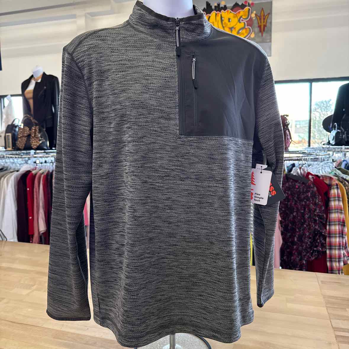 Bass Outdoor Men's Quarter-Zip Pullover