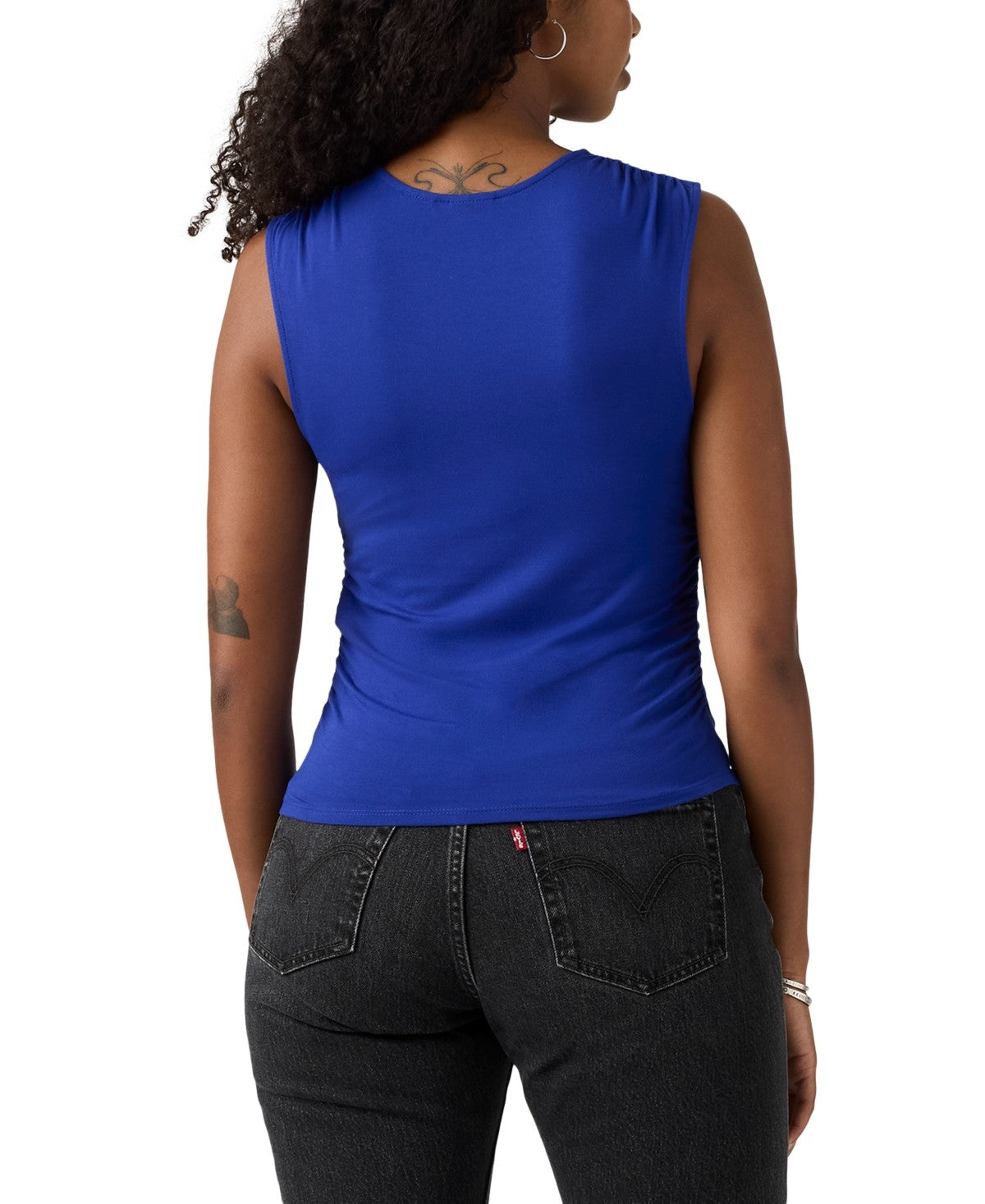 Levi's Size XS Crystal Ruched Top