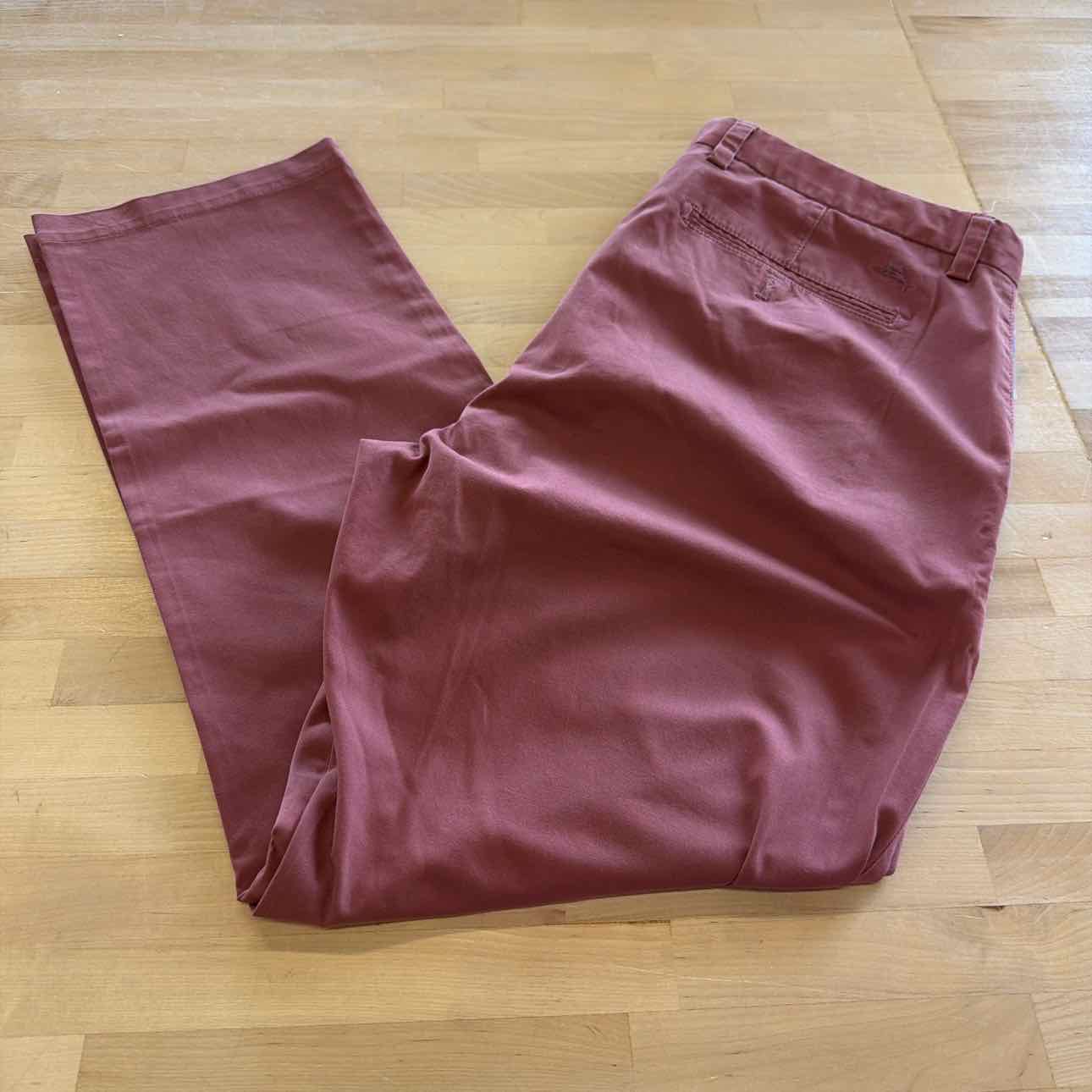 Tommy Bahama Size 38x34 Burgundy MENS Pants