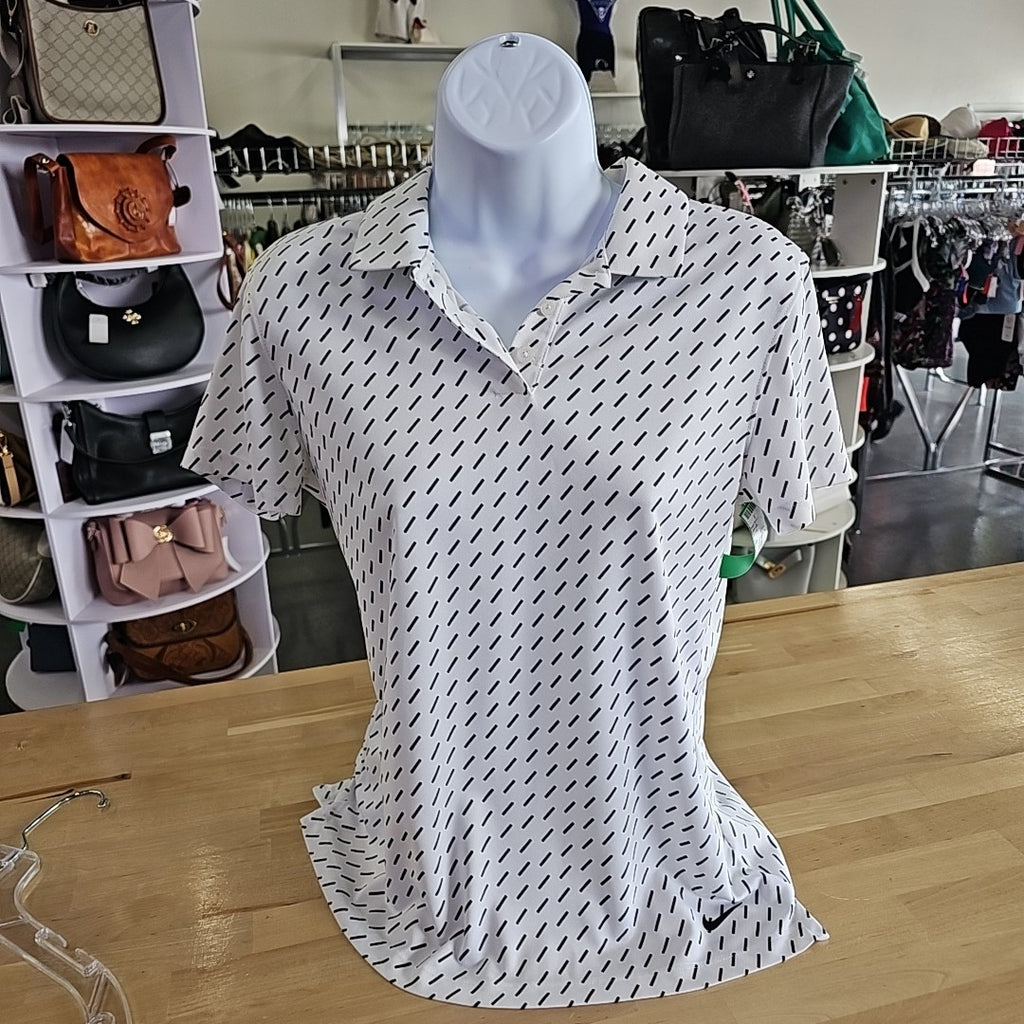 Nike Size S White Preloved Polo