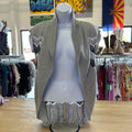 fang Women Size M Silver Shawl