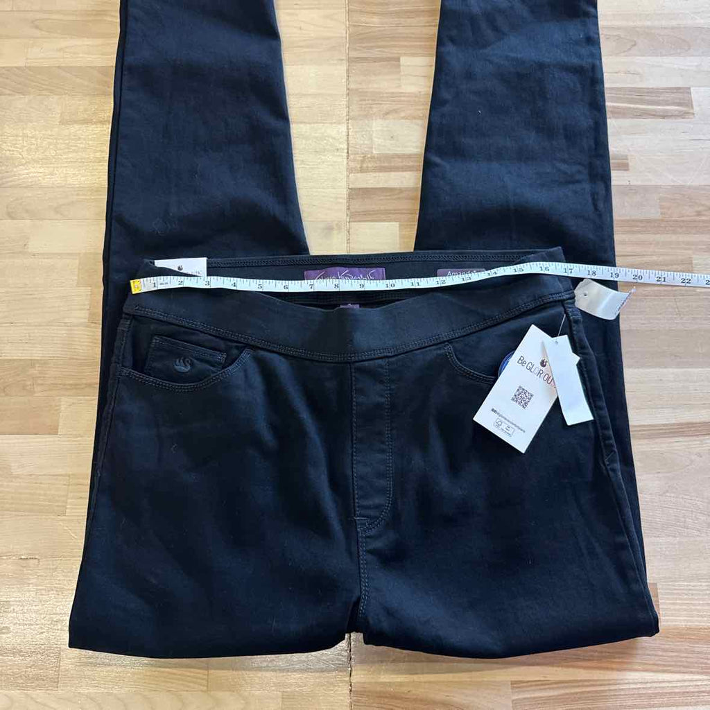 Gloria Vanderbilt Size XL Black New Pants