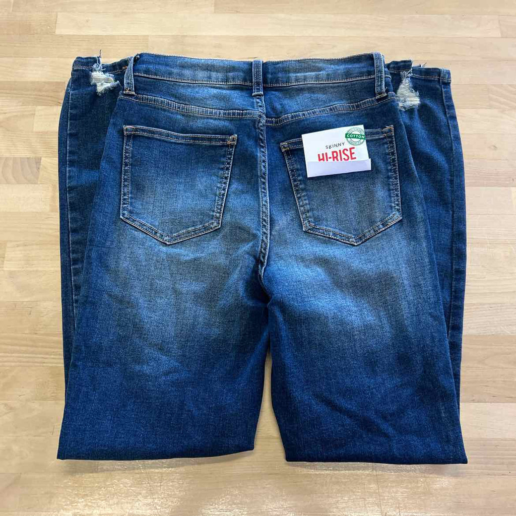 Celebrity Pink Juniors' High Rise Distressed Skinny Ankle Jeans - Crash Course