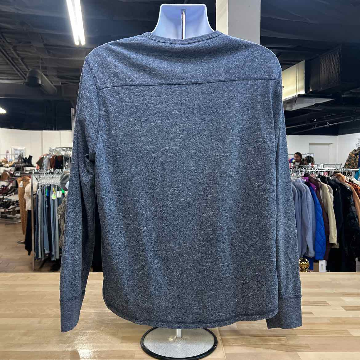 Lucky Brand Size XL Blue Preloved MENS Long Sleeve Shirt