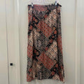 Indigo Rose Size L Multi-Color Preloved Skirt