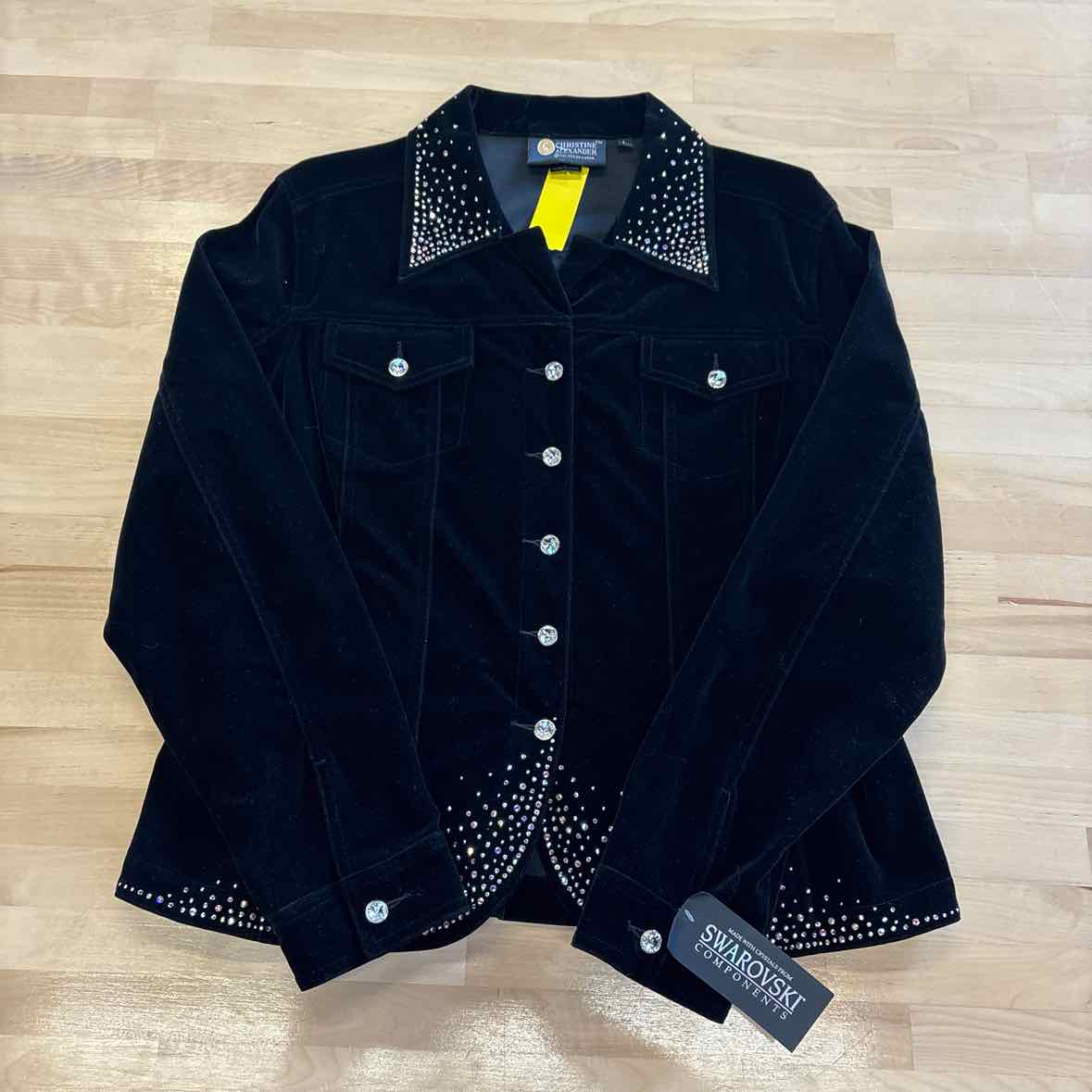 Christine Alexander Size L Black Jacket