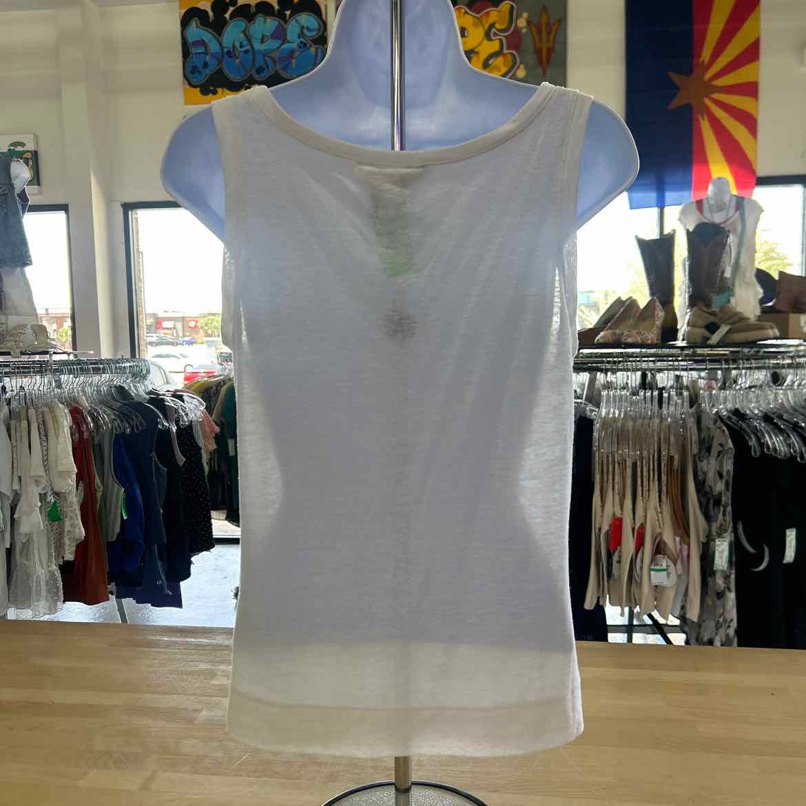 Banana Republic Size S White Preloved Sleeveless