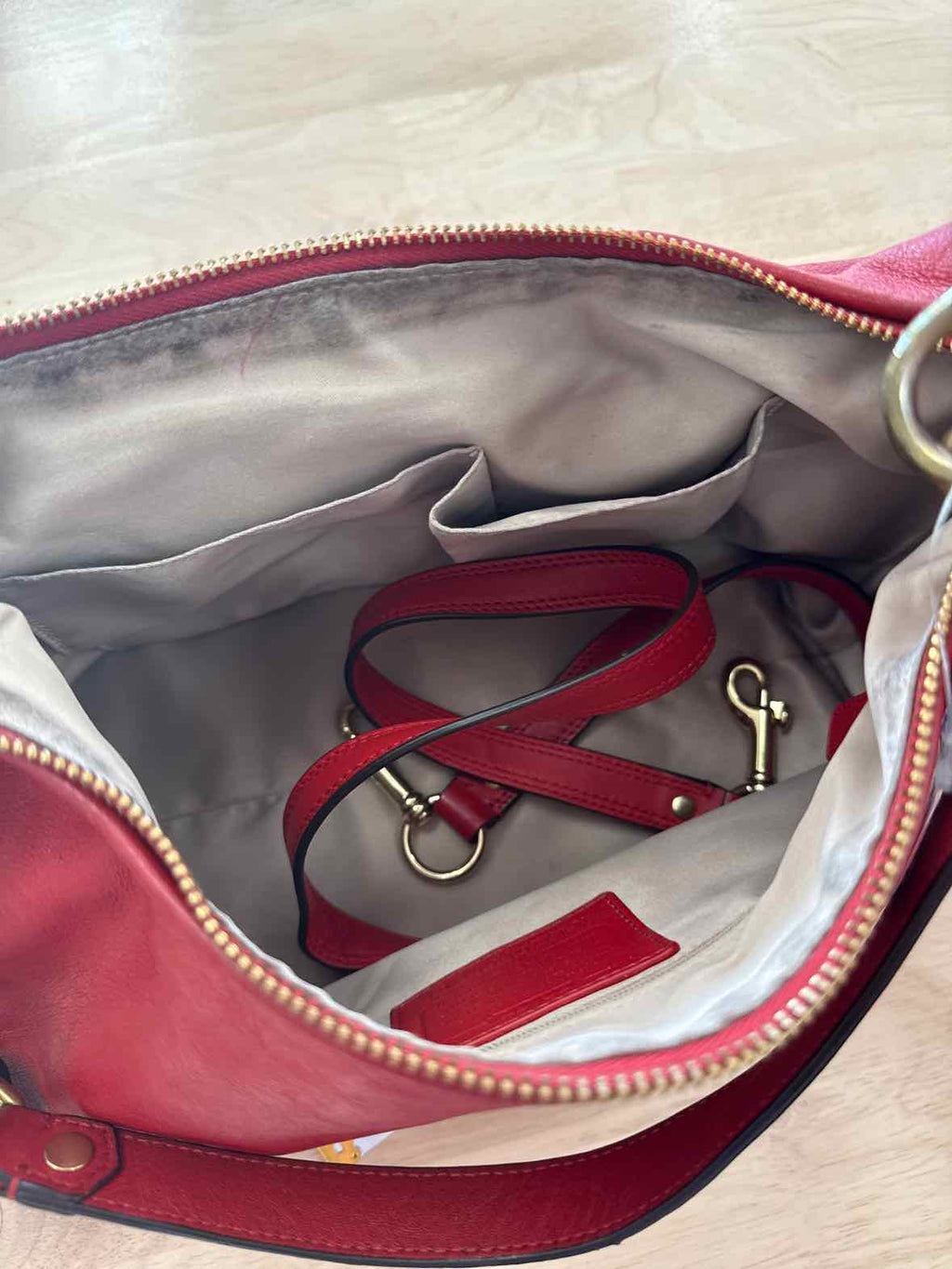 Coach Red Handbag