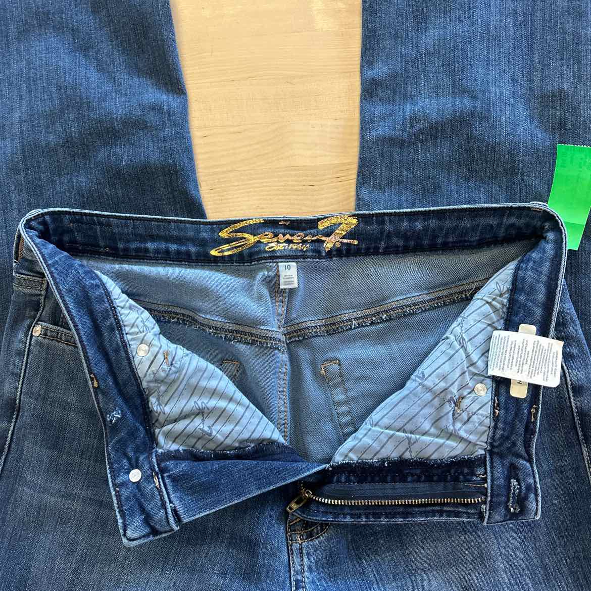 Seven 7 Size 10 Denim Preloved Jeans