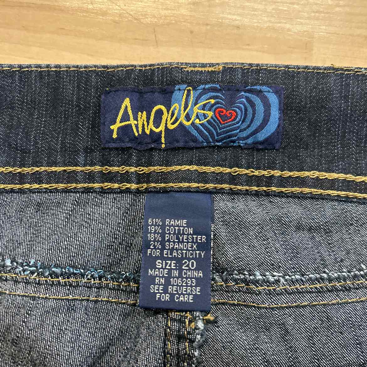 Angels Size 20 Blue Denim New Jeans