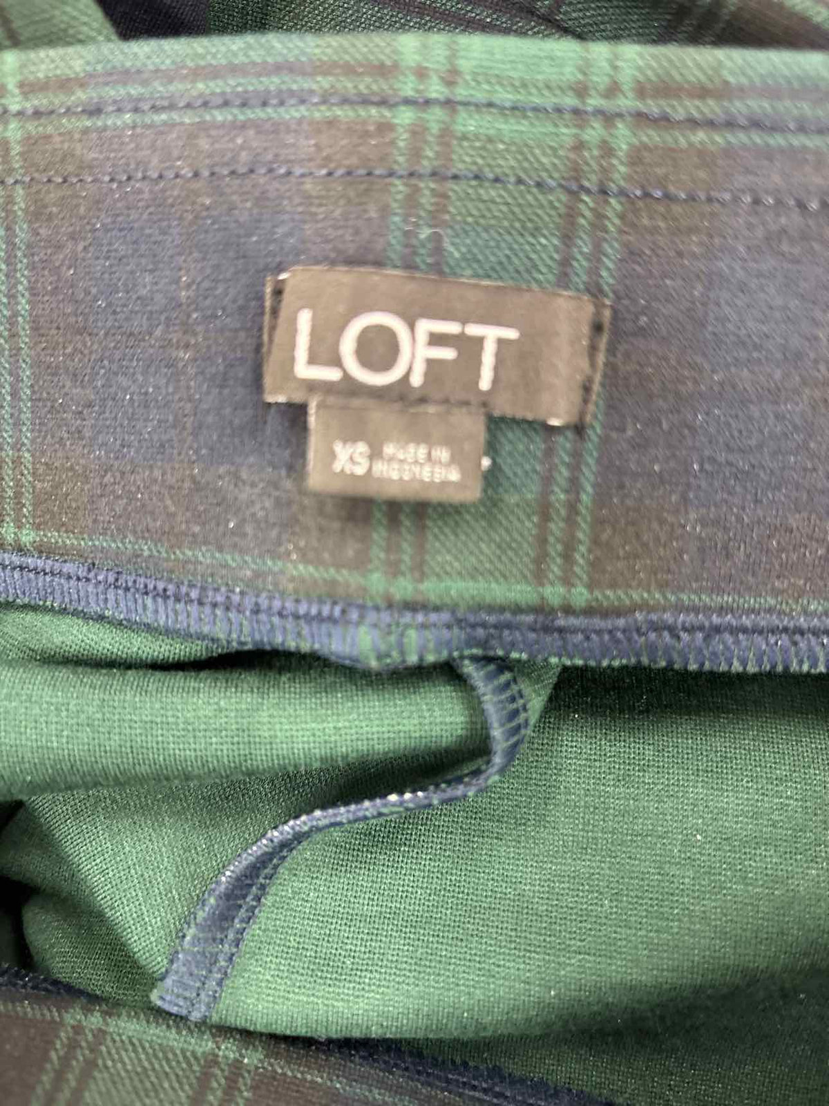 Loft Size XS Green/Blue Preloved Leggings