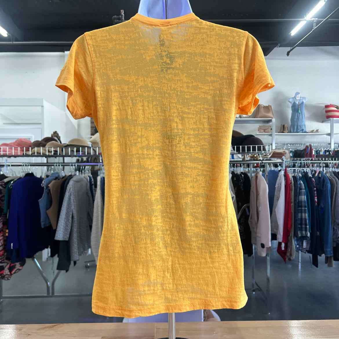 ASU Size M Yellow Preloved Shirt