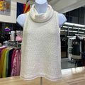 Life Style Size M White Knit Preloved Sleeveless