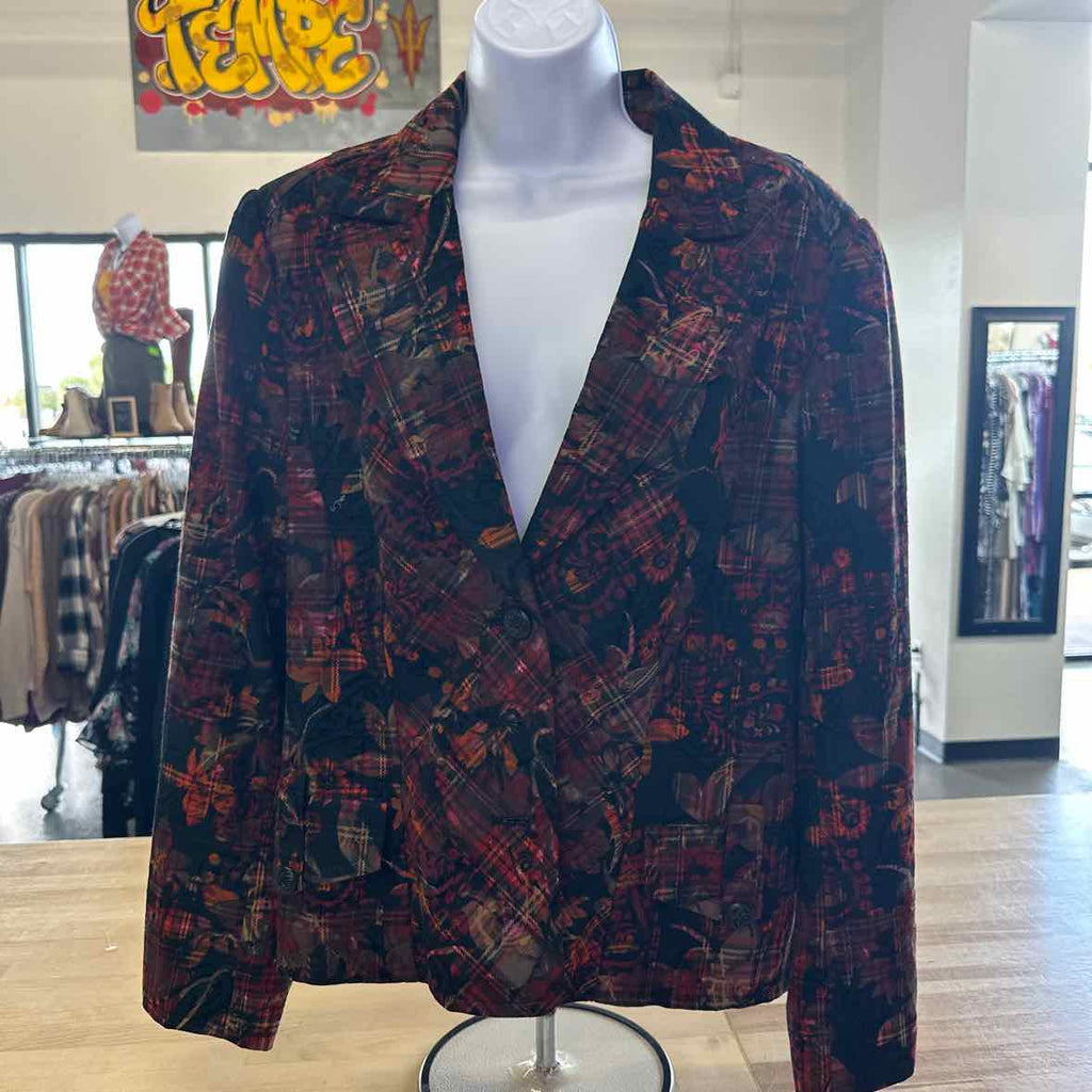 Coldwater Creek Size 16 Red Jacket