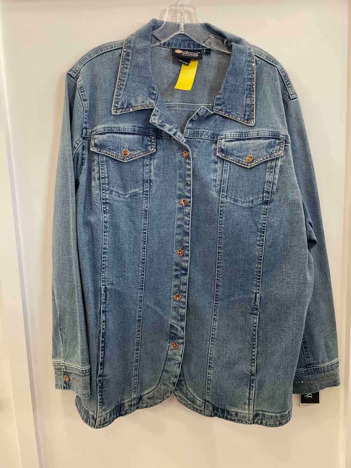 Christine Alexander Size 1X Denim Jacket