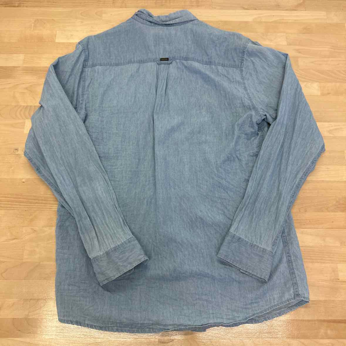 Ripcurl Size M Blue MENS Button Down Shirt