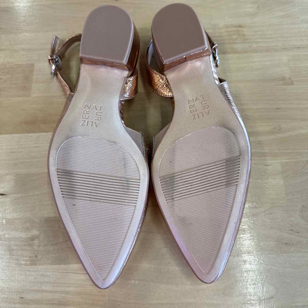 Naturalizer Size 5 Copper Preloved Slingbacks