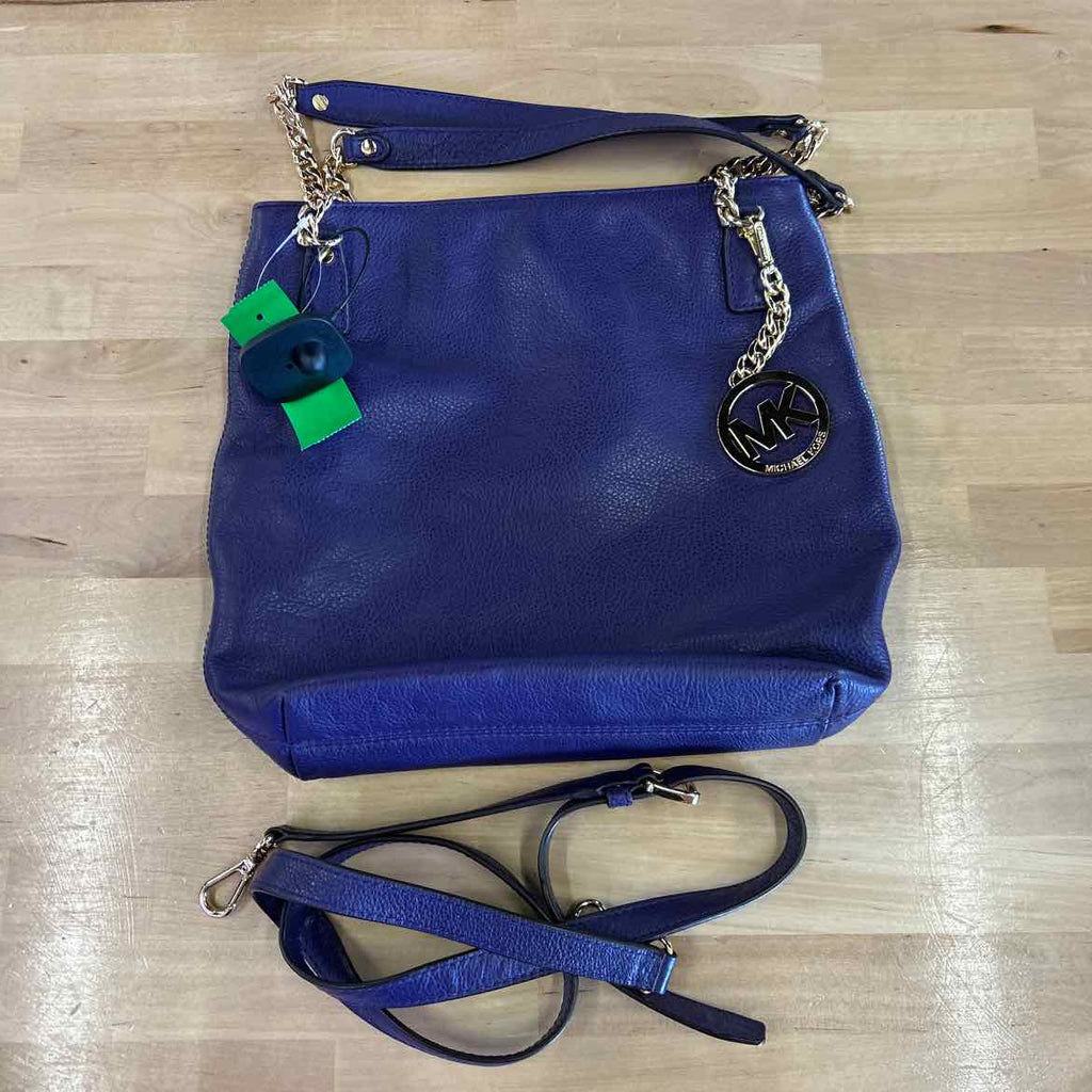 Michael Kors Purple Pebbled Leather Totes