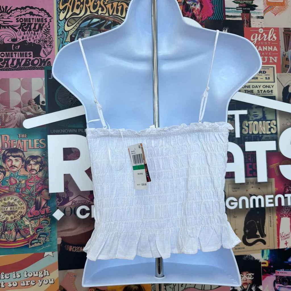 Self E Size L Smocked Tank Top