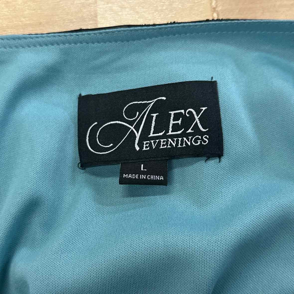 Alex Eveinings Size L Black Long Sleeve