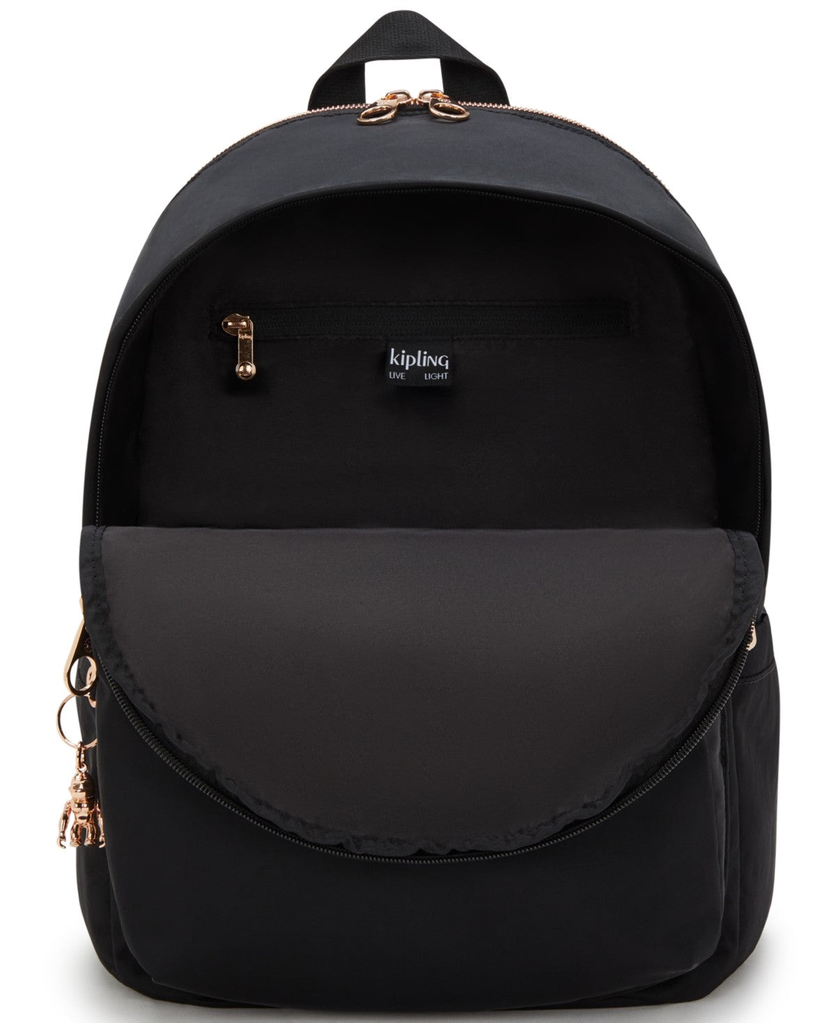 Kipling Delia Medium Convertib Black Rose