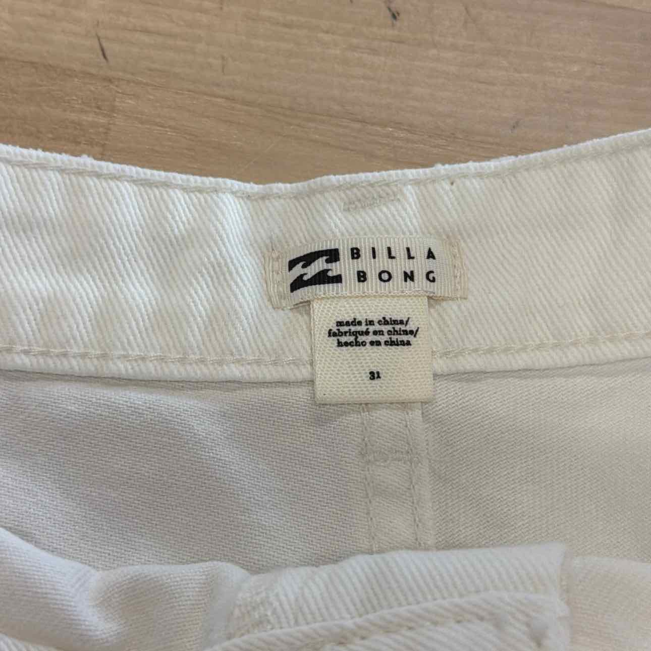 Billabong High Tides Short Denim Shorts for Women White