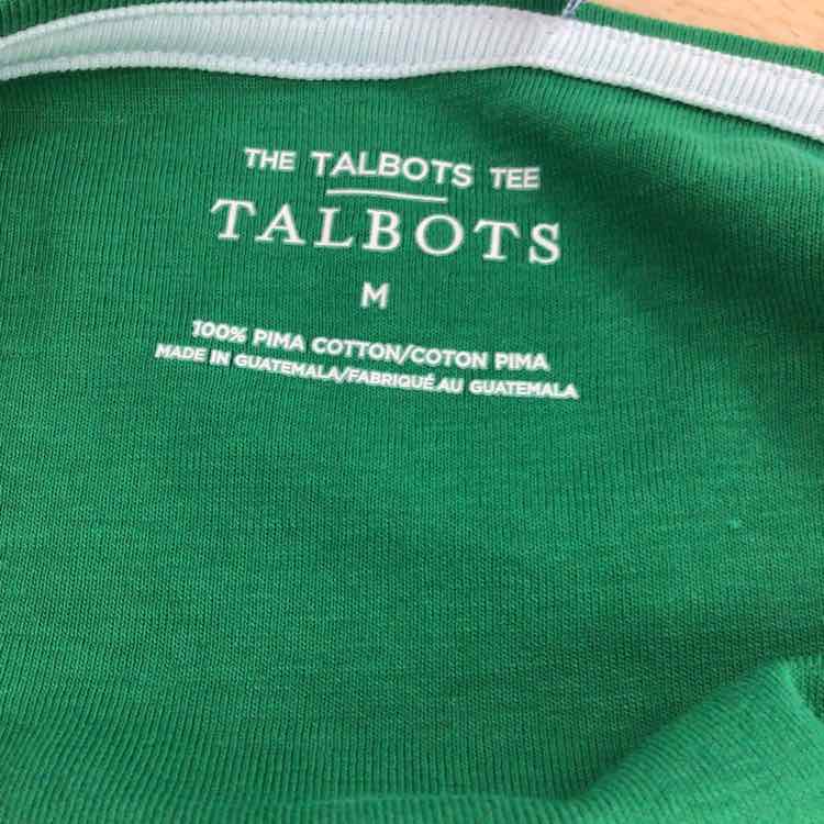 Talbots Size M Green Preloved Longsleeve