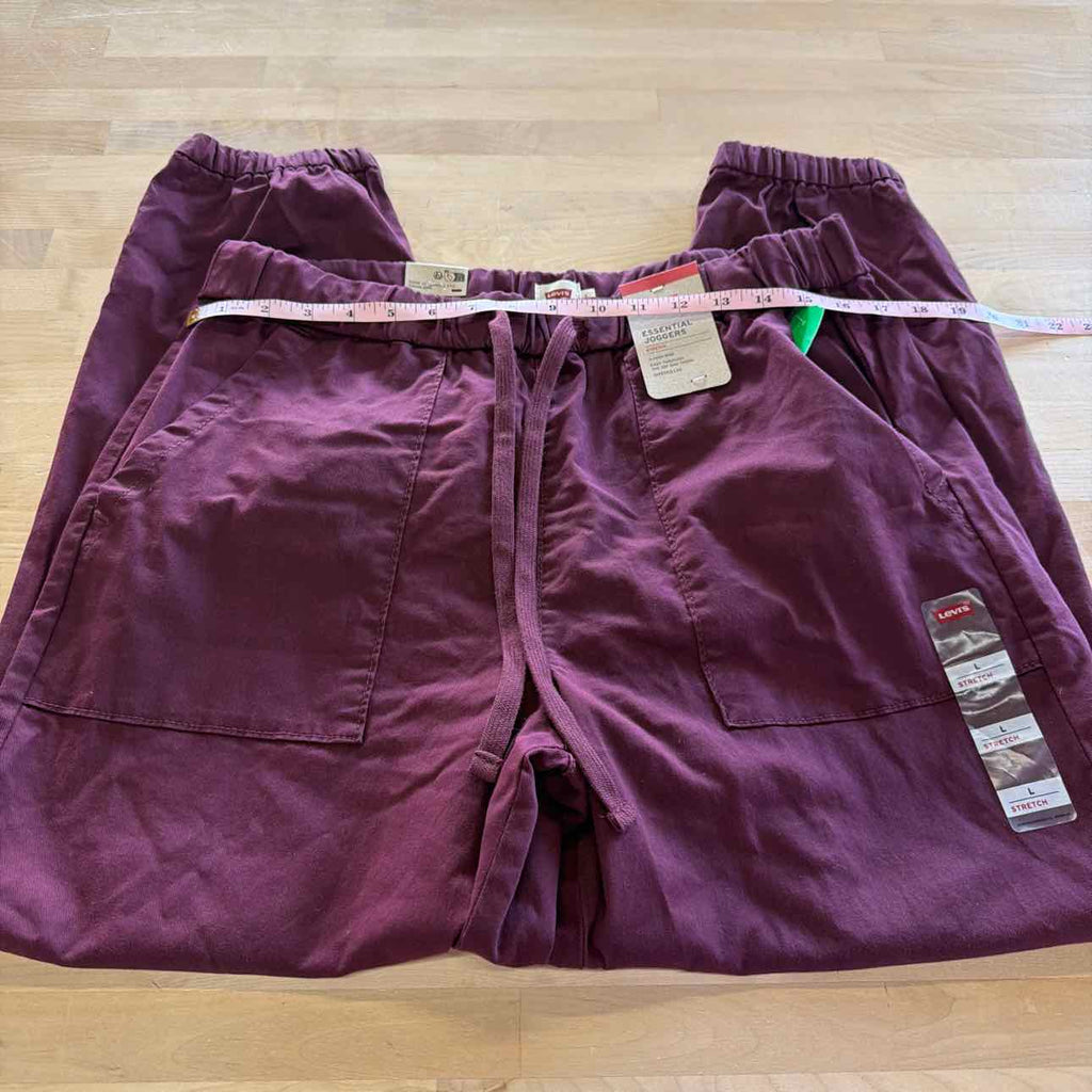 Levi's Women's Mid-Rise Essential Joggers - Merlot