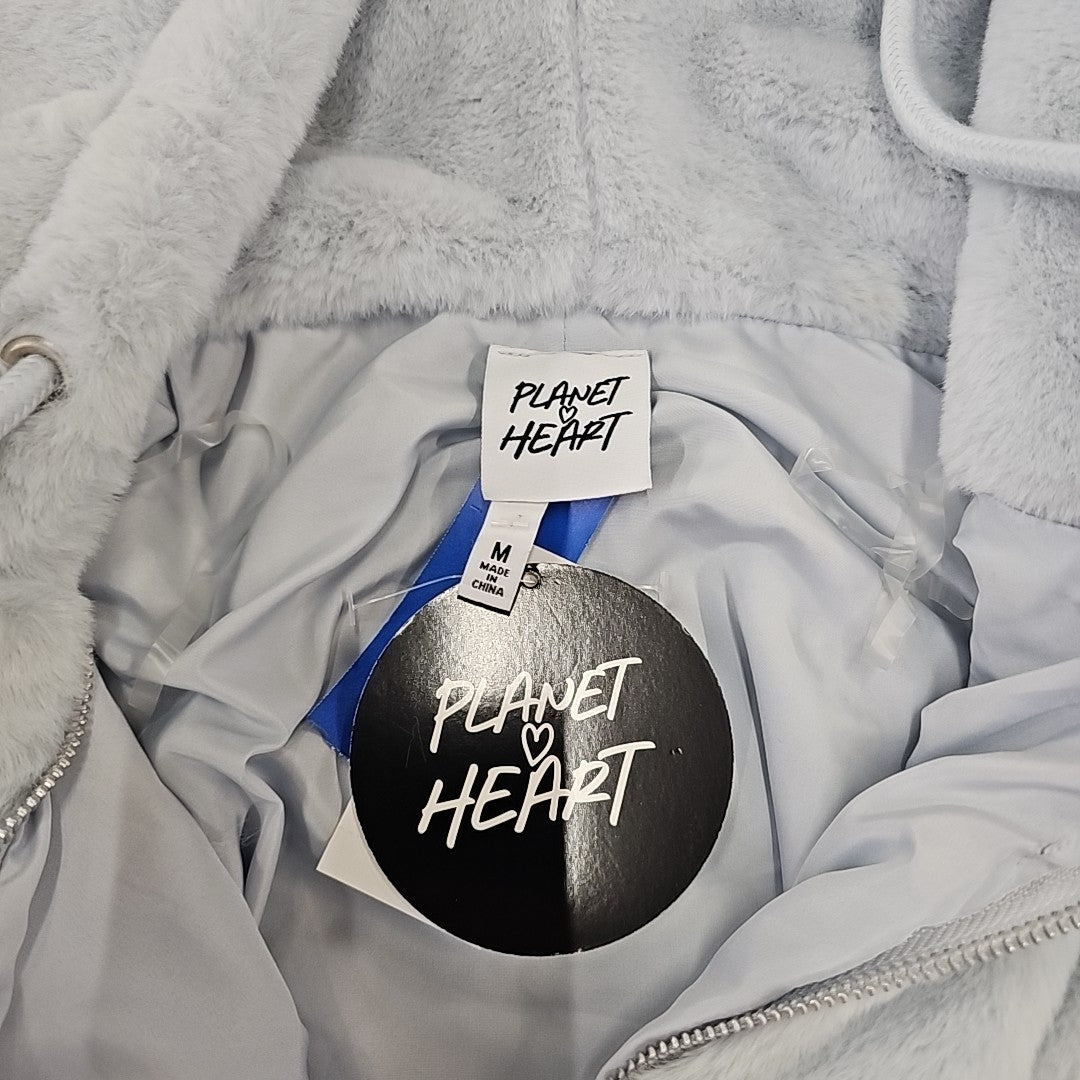 Planet Heart Size M Blue Sweater