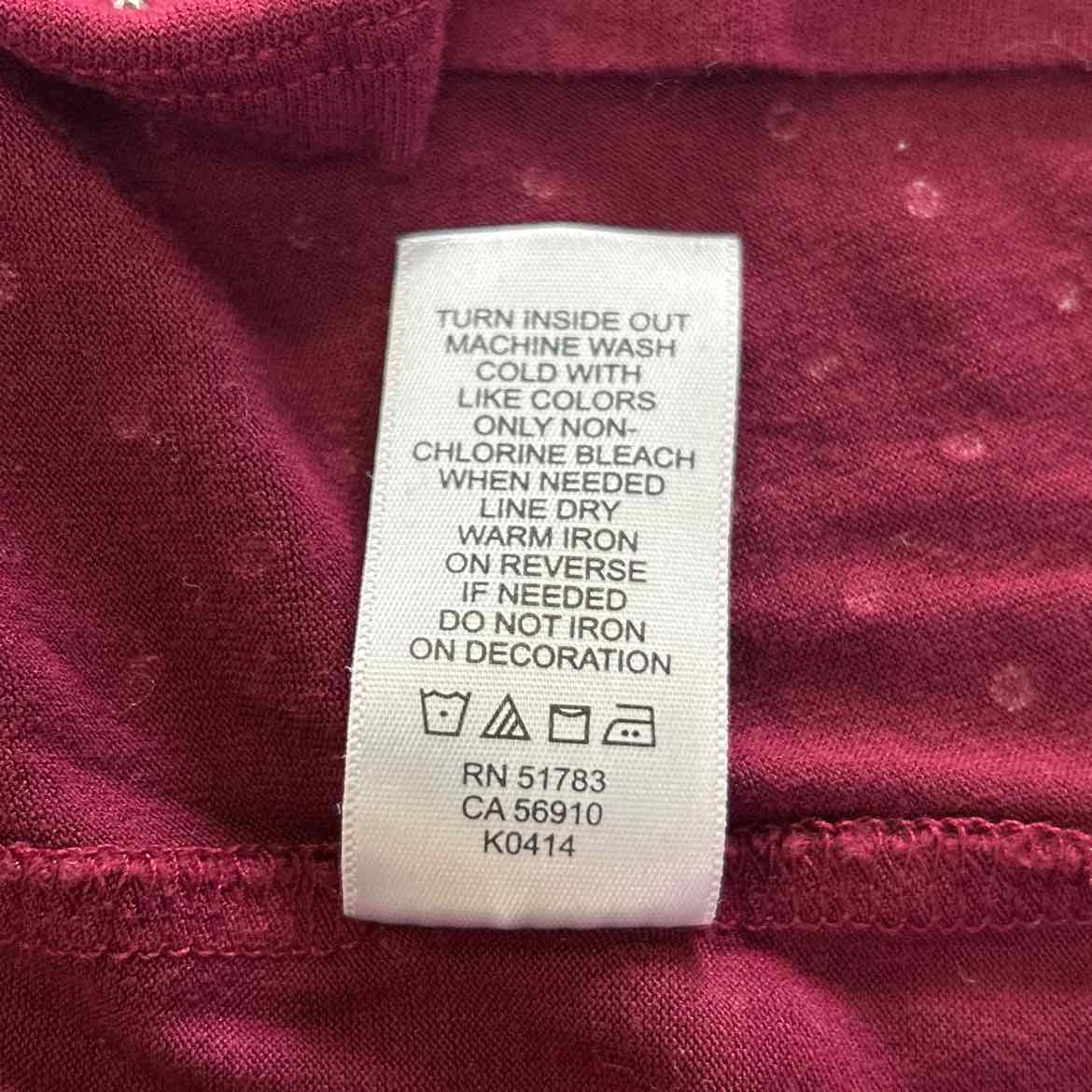 Maurices Size XXL Burgundy Preloved Tank