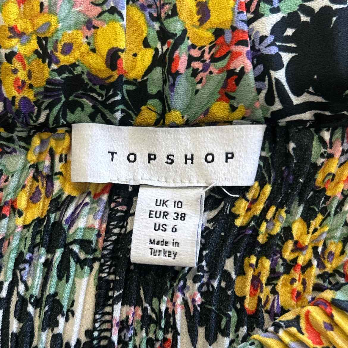 topshop Size 6 Multi-Color Preloved Skirt