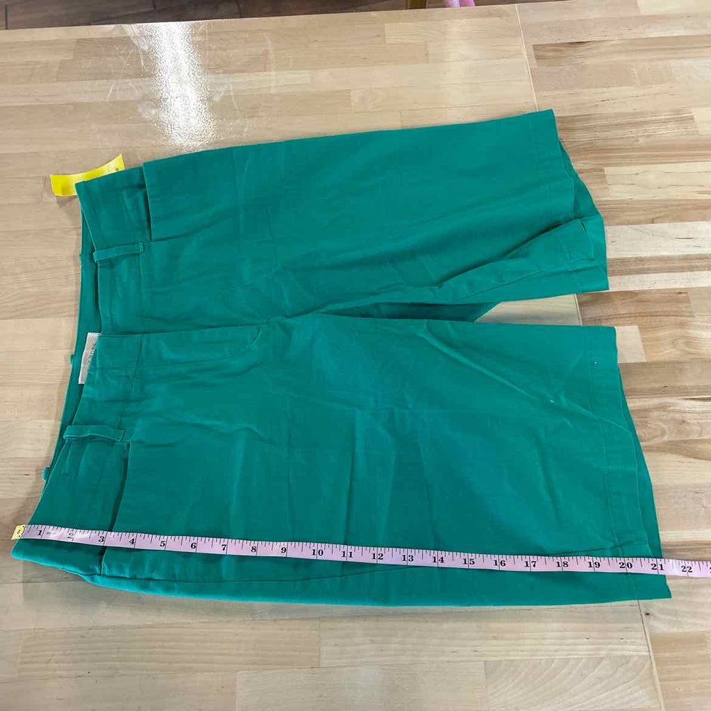 Talbots Women Size 10 Green Preloved Shorts